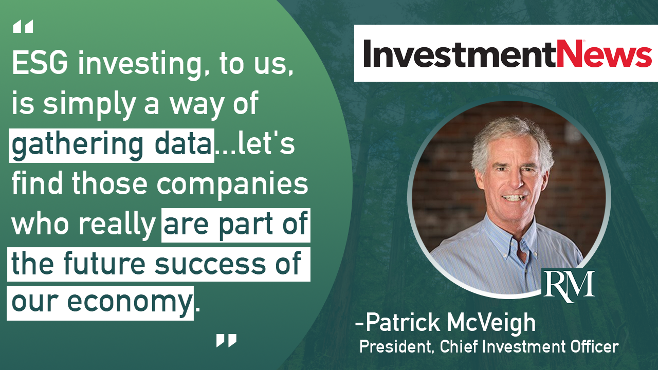 Patrick McVeigh quoted in InvestmentNews