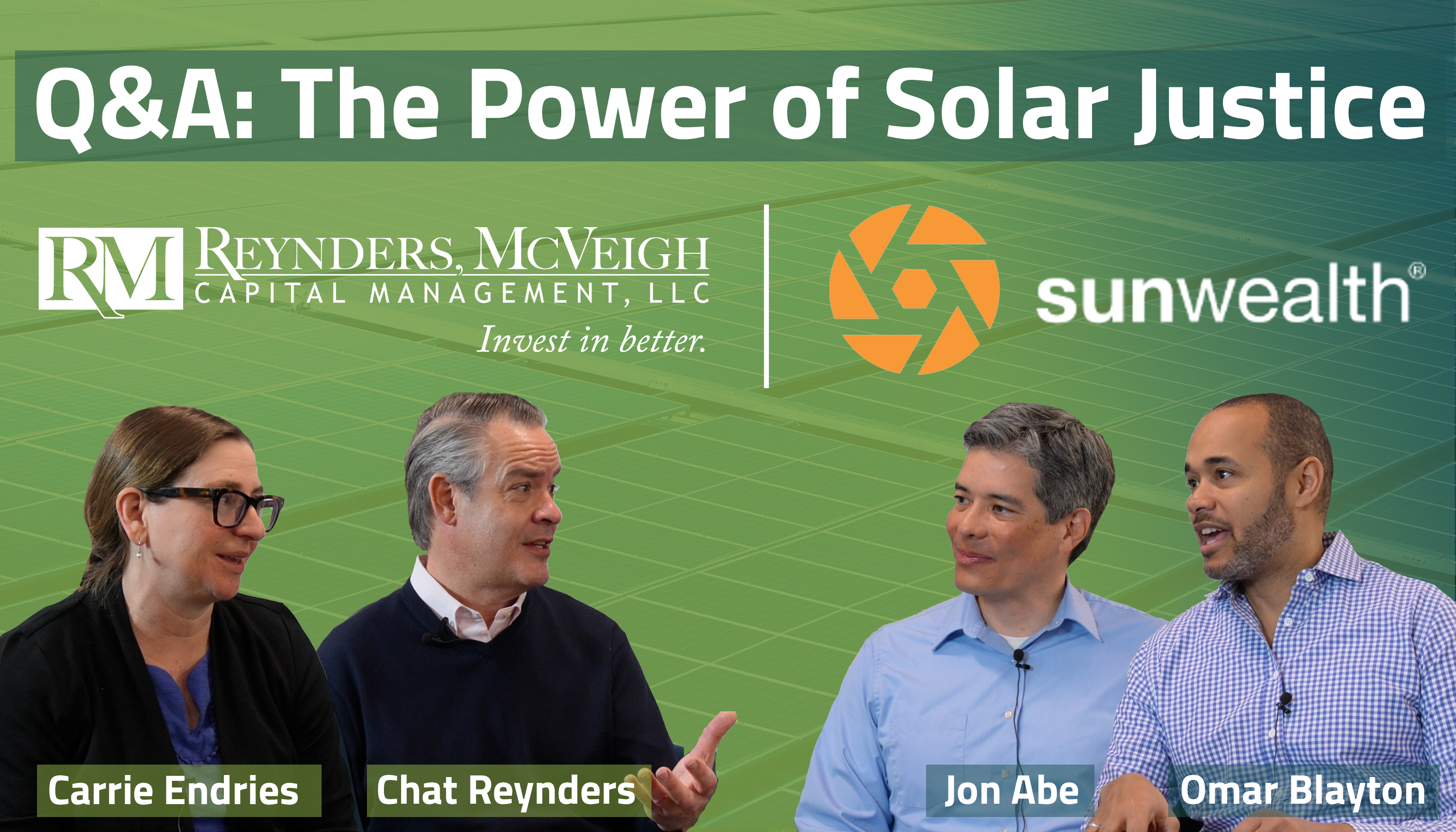 Video: “Sunwealth Q&A: The Power of Solar Justice